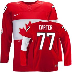 Olympic Hockey Jeff Carter Authentic Kinder Rot – Team Canada #77 Auswärts 2014